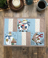 EXPRESS - PROJECT 37 - Blanket Stitch Snowmen Placemat