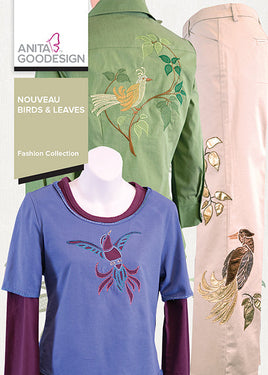 Nouveau Birds & Leaves (P)