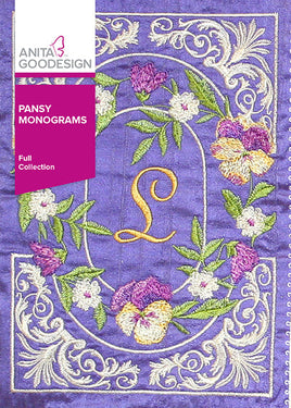 Pansy Monogram (P)