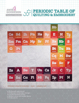 PERIODIC TABLE of Quilting & Embroidery - Premium Collection (P)