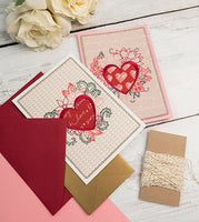 EXPRESS -  PROJECT 70 - Valentine Embroidered Cards
