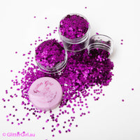 Glitter Girl Unicorn Glitter – Pink Stars