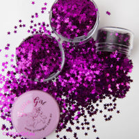 Glitter Girl Unicorn Glitter – Pink Stars