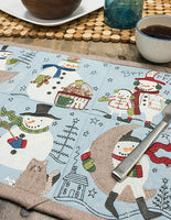 EXPRESS - PROJECT 37 - Blanket Stitch Snowmen Placemat