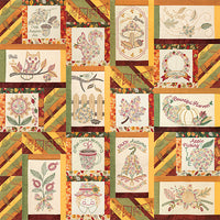 Hand Stitched Autumn Quilt