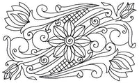 Mini - Rosemaling Blackwork