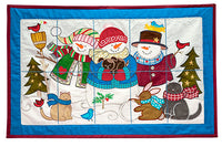 Winter Friends Tile Scene