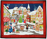 Christmas Village Tile Scene