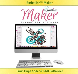 Embellish Maker Embroidery Software from Hope Yoder and RNK Software