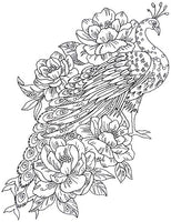 Mini - Regal Blackwork Birds