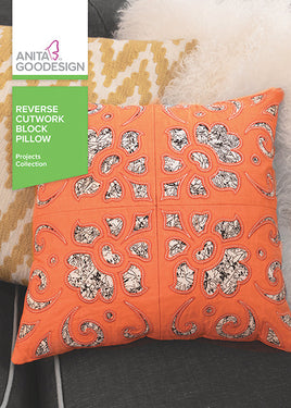 Project - Reverse Cutwork Block Pillow (P)