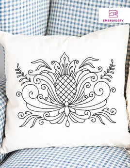 Mini - Rosemaling Blackwork