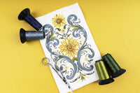 ROSEMALING SUNFLOWERS