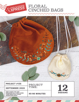 EXPRESS -  PROJECT 135 - Floral Cinched Bags