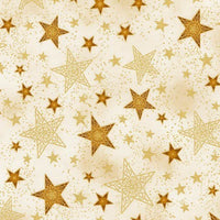RK16584-133 GOLD Winter Grandeur - White/Gold (per Metre)