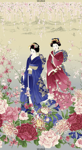 TT6156A Sakura Geisha's - Stone (Panel)