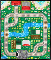 TRAIN TRACK PLAYMAT