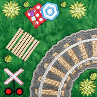 TRAIN TRACK PLAYMAT