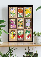 Vintage Seed Packet Quilt