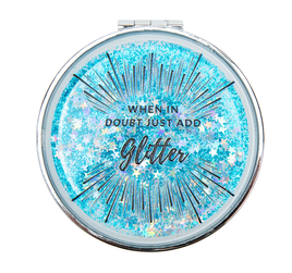 Compact Mirror- Just Add Glitter