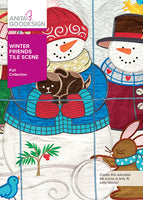 Winter Friends Tile Scene