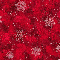 RK16557-93 SCARLET Holiday Flourish - Grey/Silver