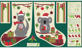 D692405 Christmas Stocking Panel