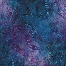 D3001885 Fractals by Wanda Zie - Blue Purple (per Metre)