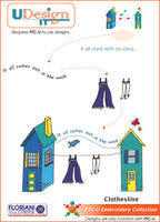Floriani U-Design It - Clothes Line (FTCU ONLY)