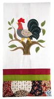 Mini - Country Roosters - Embroidered Additions
