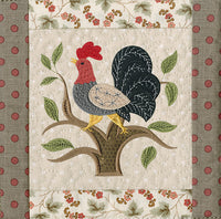 Mini - Country Roosters - Embroidered Additions