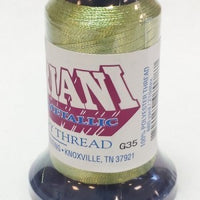 FPTG35 - Floriani Metallic Thread - Moss 880yds