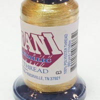 FPTG3 - Floriani Metallic Thread - True Gold 880yds