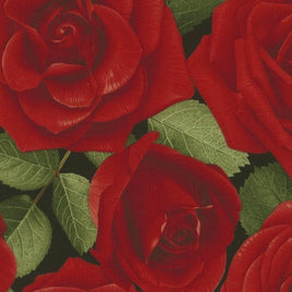 TT5045A All Over Roses - Glamour Red  (per metre)