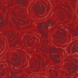 TT5046A Packed Roses - Glamour Red (per metre)