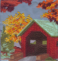 Covered Bridge Tile Scene