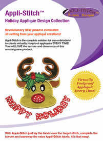 Appli-Stitch: Holiday Applique Design Collection