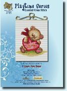 Cross Stitch Kit - I Love You Bear