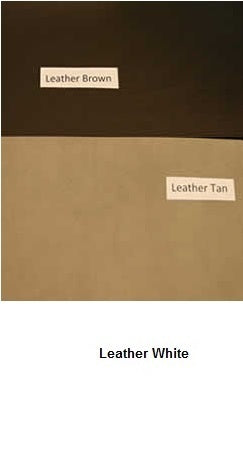 Appli-Stitch Leather 3 piece Assortment - B/T/W (sheet/9"x9'')