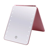 LED Light Up Mirror - Pink