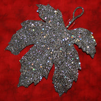 Maple Leaf - Red or Silver (Glittered)