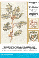 Oak Branch Tile Scene