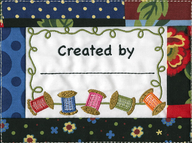 Mini - Folded Fabric Quilt Labels