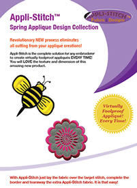 Appli-Stitch: Spring Applique Design Collection