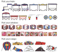 Floriani U-Design It - Applique Trains (FTCU ONLY)