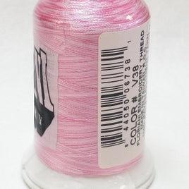 V38 - Pink Variegated Thread - 1000 mtr spool