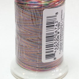 V50 - Rainbow Variegated Thread - 1000 mtr spool