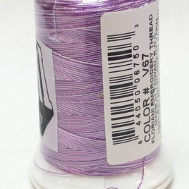 V67 - Lilac Variegated Thread - 1000 mtr spool