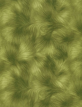 TT4459 Green  - Botanical Texture (per metre)