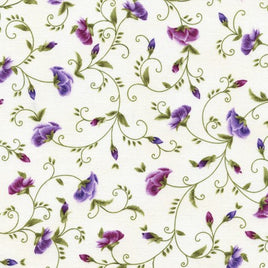 TT4460 Pansy Bud Vines (Ivory)  (per metre)